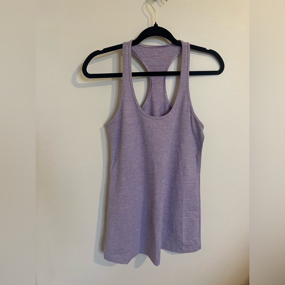 LULULEMON purple cool racerback tank size 6